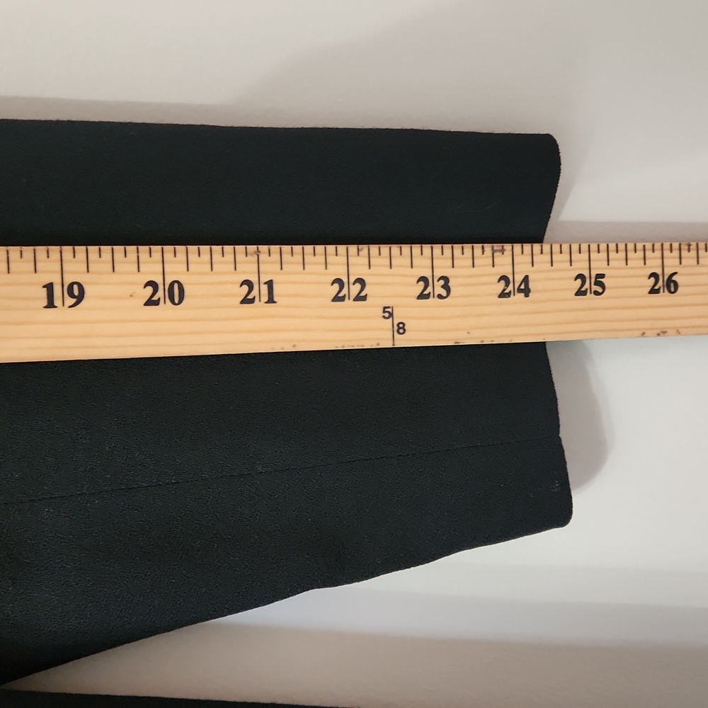 Talbots 100% Wool Longline Blazer Black Quiet Luxury Minimalist Size 10 - Picture 5 of 11